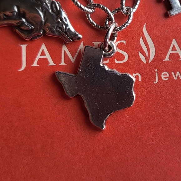 James Avery Retired 'Texas ' Solid Sterling Silver Charm ✨️ - Picture 4 of 5